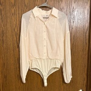 Sadie & Sage Cream Bodysuit